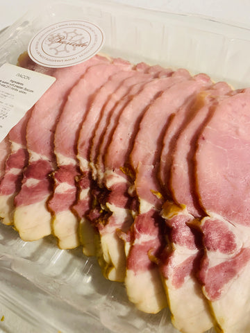 Free Range Short Loin Smoked Bacon 250g - Self Pickup at Markets Only